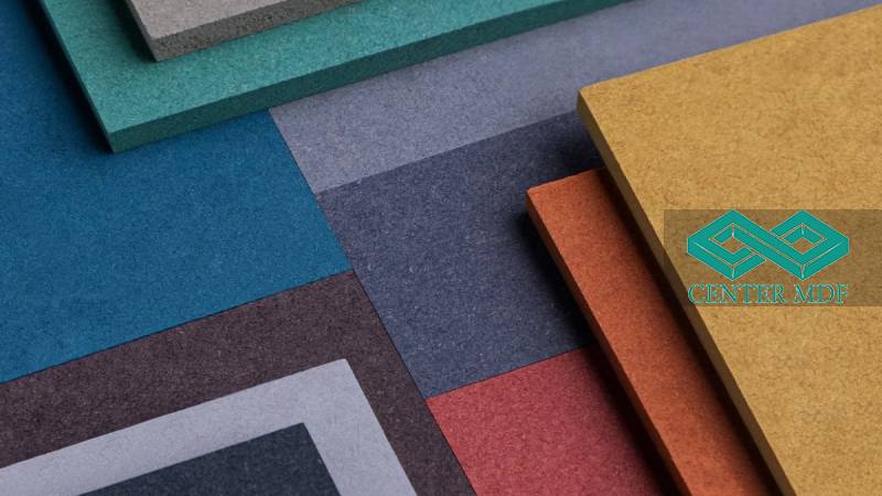 چگونه MDF رنگی تولید می شود؟